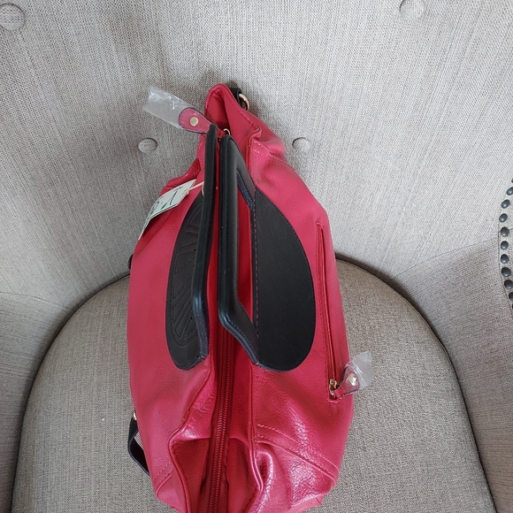 PINK AND BLACK HANDBAG - Picture 2 of 6